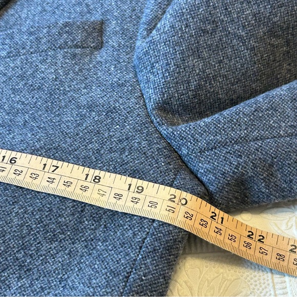Ben Sherman Blue Tweed Blazer Sz L EUC - Picture 10 of 10
